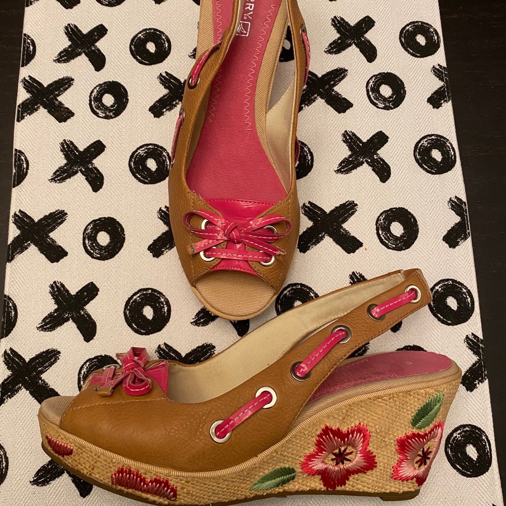 Sperry Sandal Platform Wedges